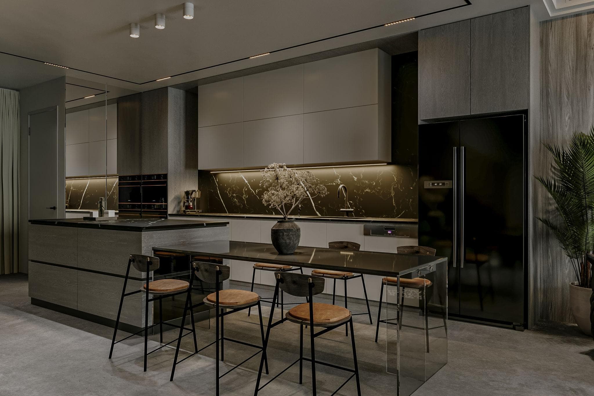 Modern breakfast counter designs featuring stylish seating, premium countertops, smart space utilization, and elegant kitchen interiors for contemporary homes.