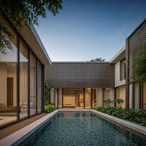 Opulent luxury villa interior design in Hyderabad with premium finishes and grand aesthetics